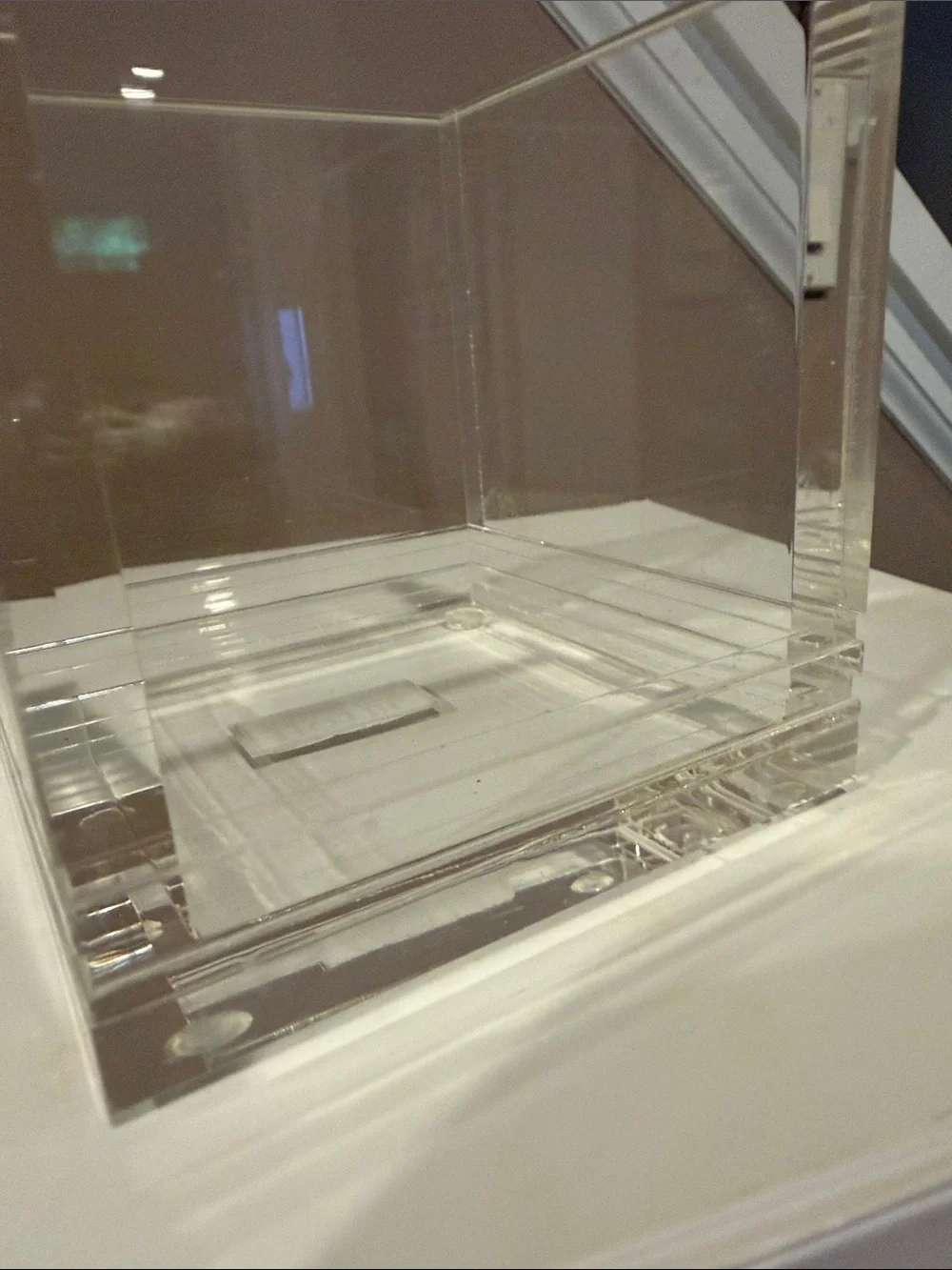 Clear Acrylic Square Makeup Brush & Organizer Holders, Set of 2
